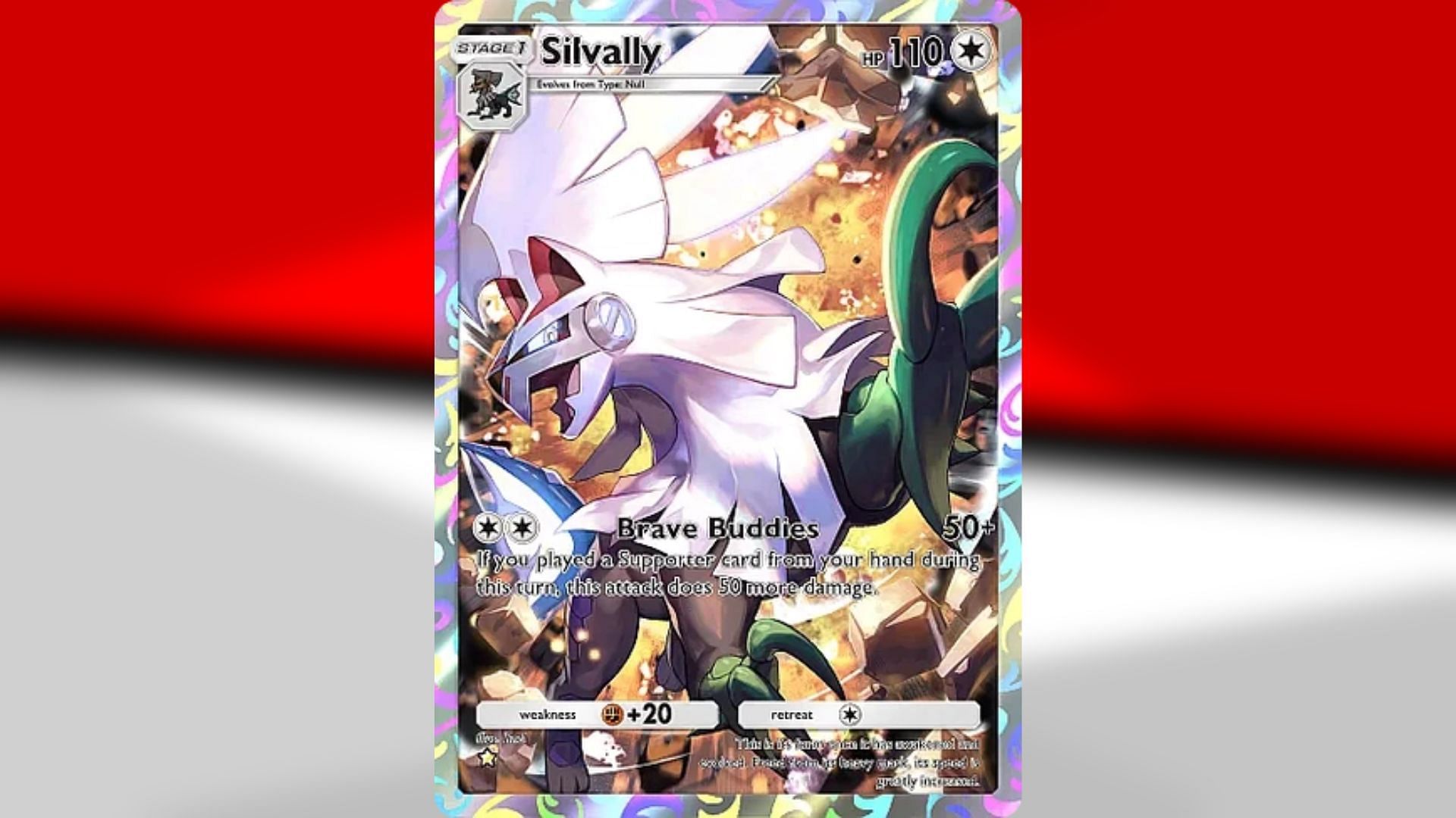 Full art Silvally in Extradimensional Crisis (Image via TPC)